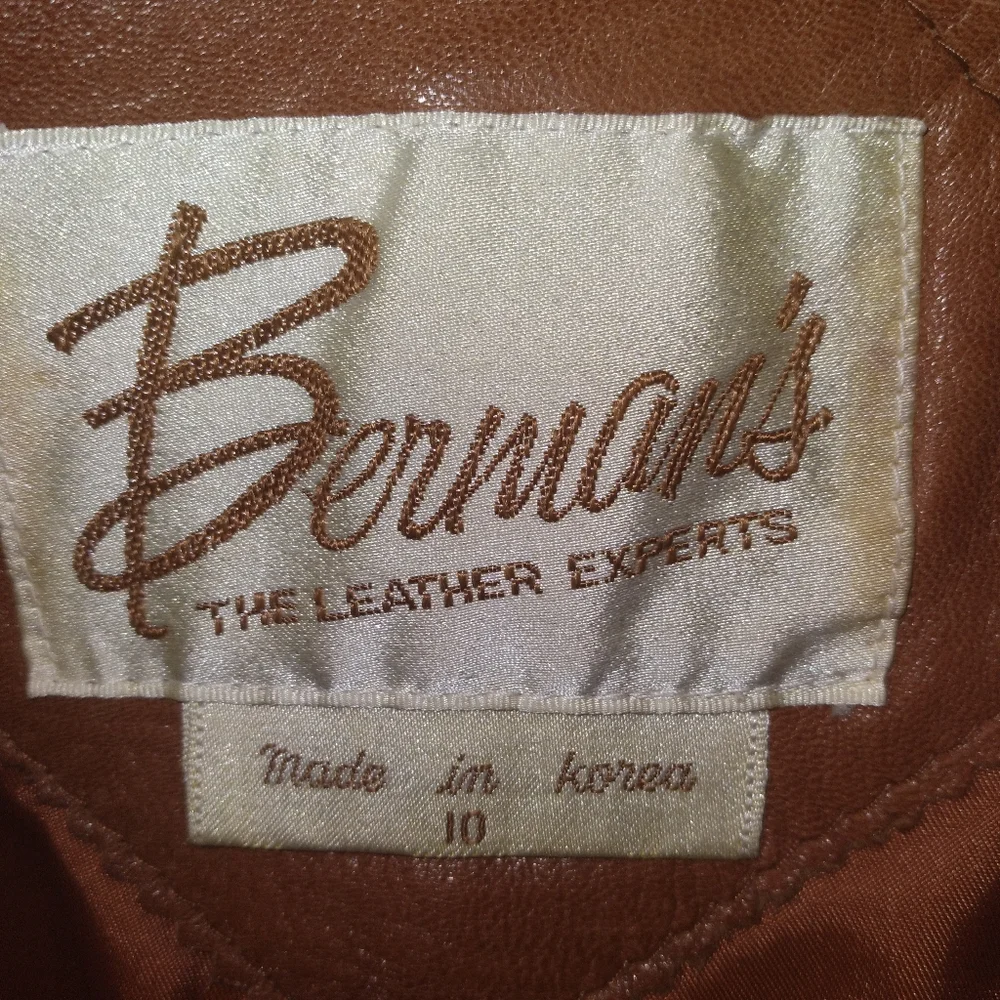 **SOLD ** Butter-Soft Genuine Vintage Leather Jacket - Picture 3 of 9